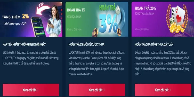 Các tính năng độc đáo của vicclub hiện đang mở